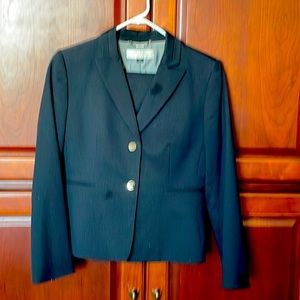 Tahari black suit with skirt